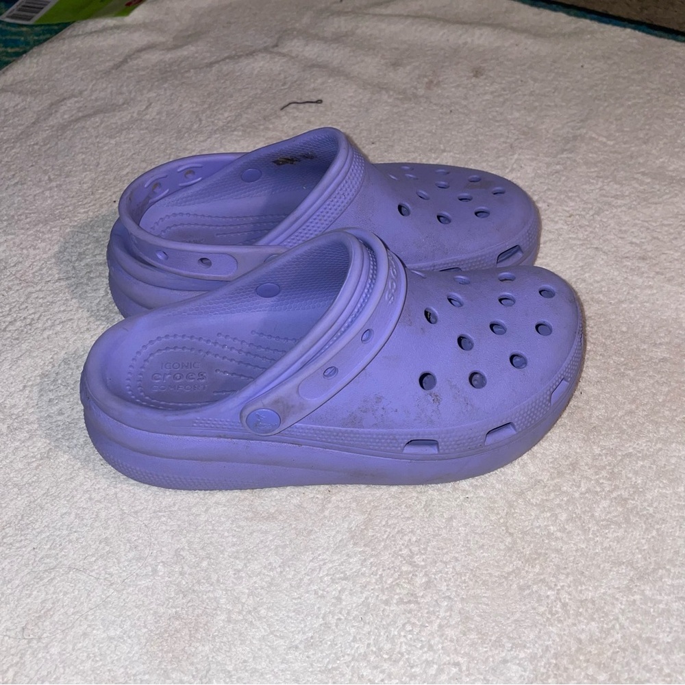 CROCS Kids Slip-On Slippers - Lavender